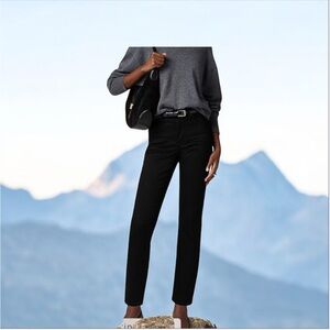 Elegant Black Straight leg Women's Jeans